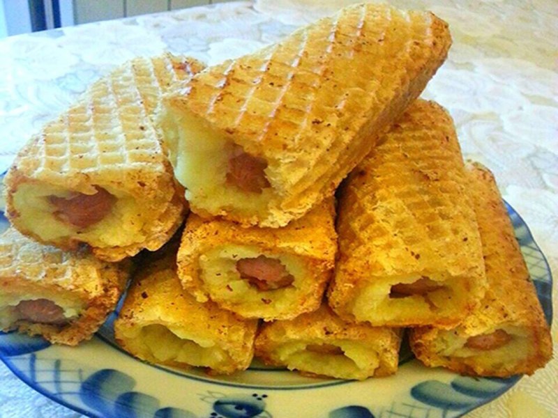 Сладости из вафельных коржей