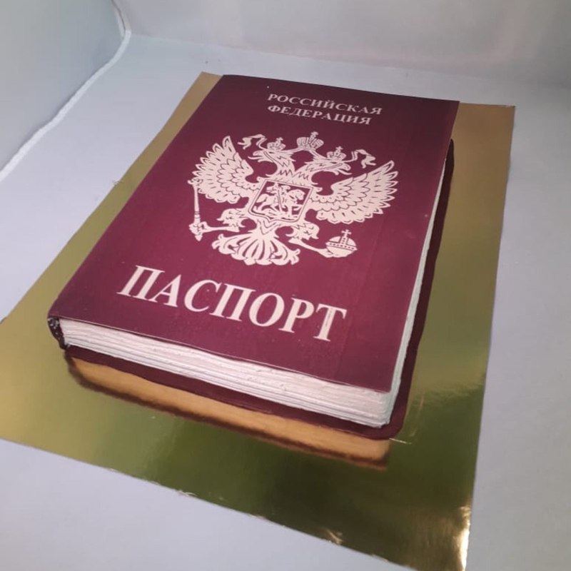 Торт с паспортом