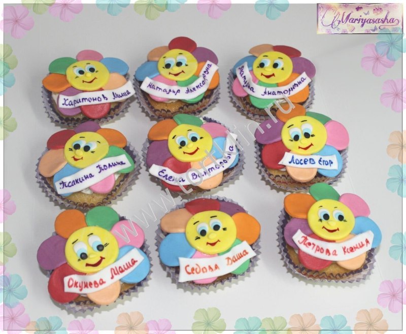 Кексы на день учителя