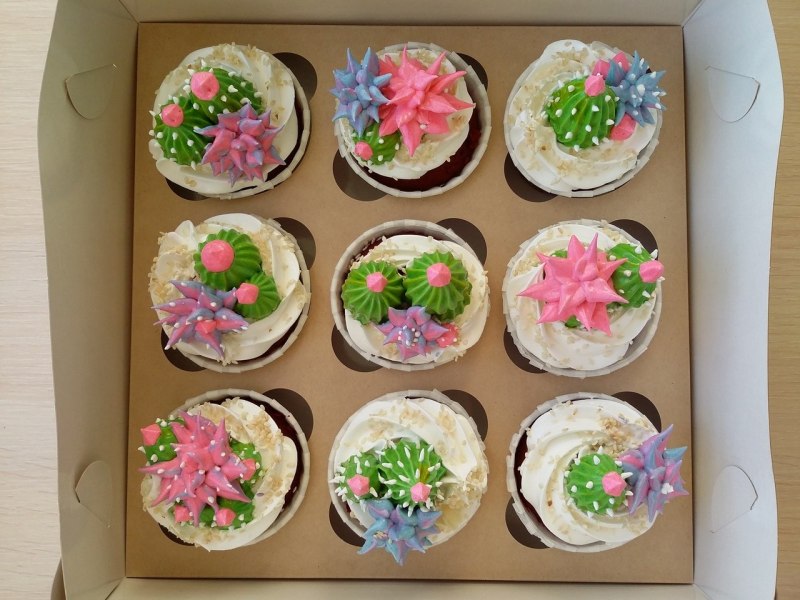 Капкейки на 8 марта девочкам в школе