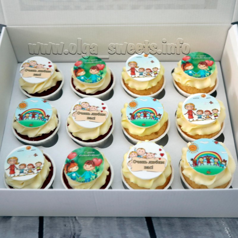 Капкейки воспитателю