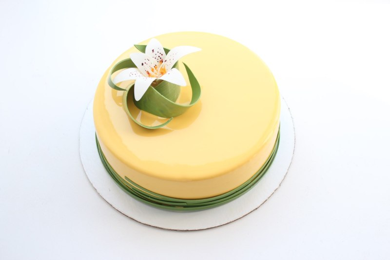 Муссовый торт с глазурью