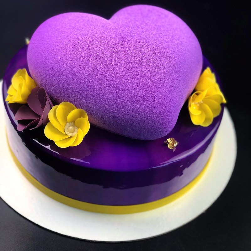 Муссовый торт с велосипедом