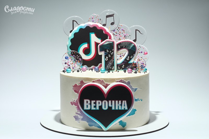 Тик ток для печати на вафельной бумаге