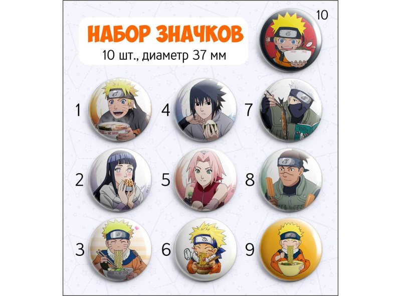 Аниме Стикеры Наруто Чиби