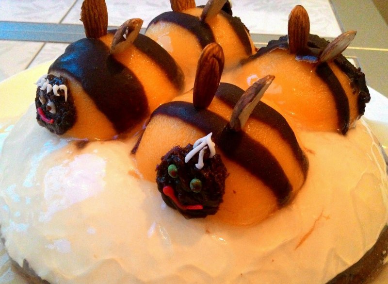 Муссовый торт клубничный пломбир