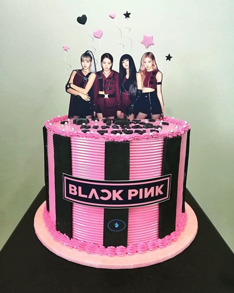 БТС Black Pink торт