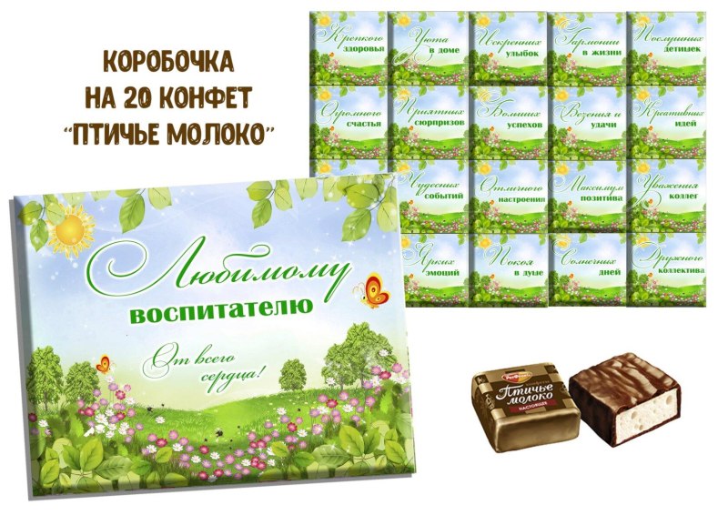 Этикетка конфеты