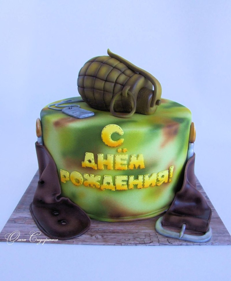 Дембельский торт ВДВ