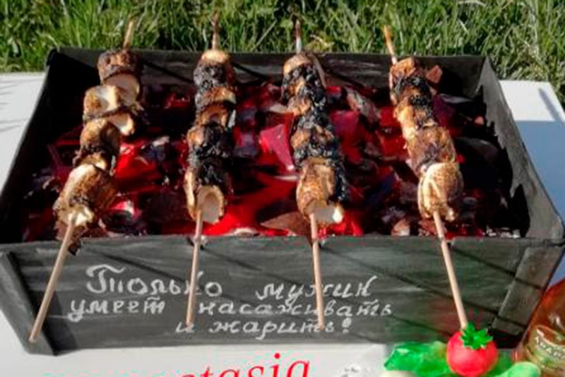 Торт для мужчины шашлык