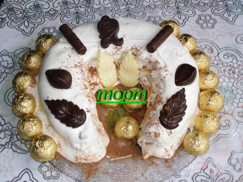 Торт из медовых коржей для мужчины