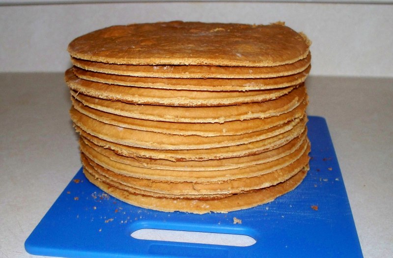 Торт с шоколадными коржами