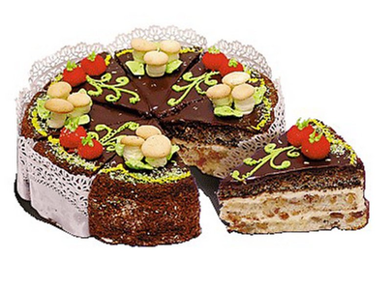 Торт Лесная Поляна со зверюшками