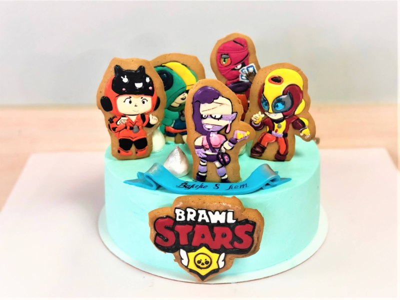 Brawl Stars торт для мальчиков