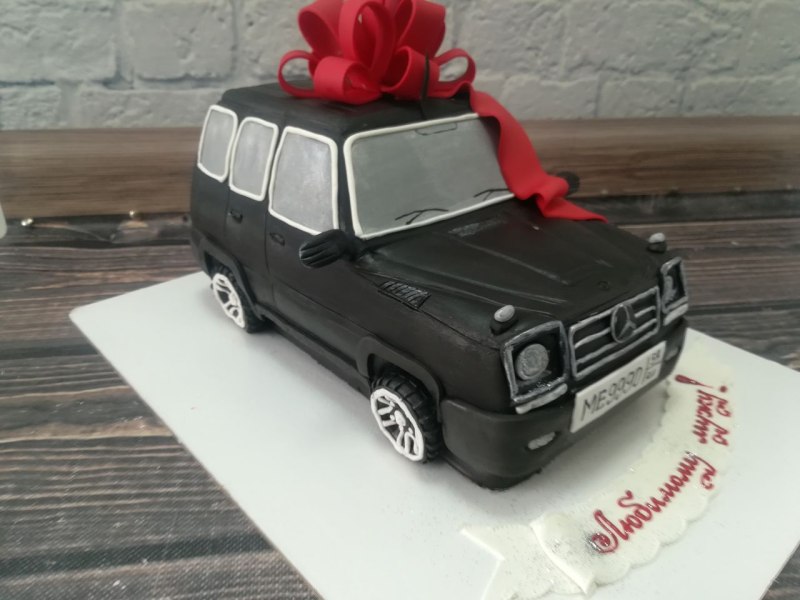 Mercedes Gelandewagen торт