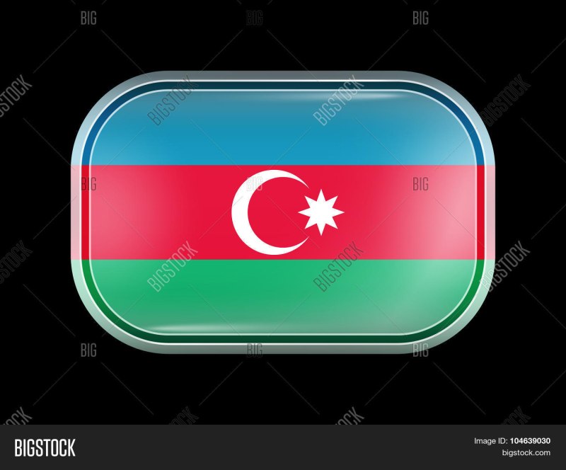 Waving Azerbaijan Flag