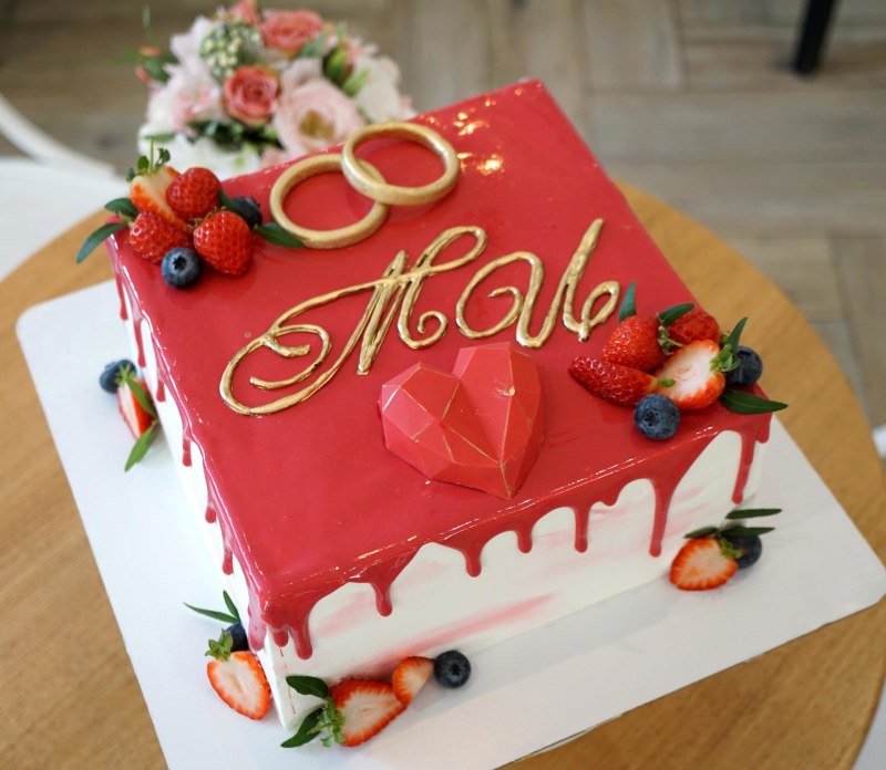 Торт на 40 лет свадьбы