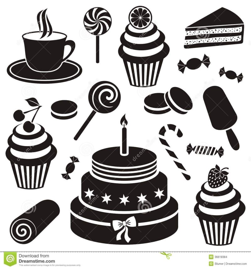 Сладости силуэт