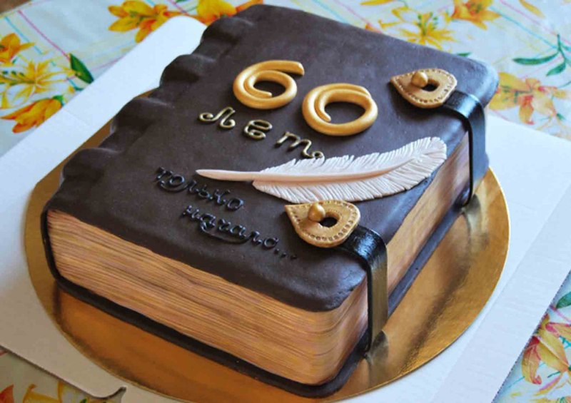 Торт на 60 лет мужчине