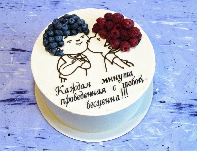 Торт на годовщину свадьбы прикольный