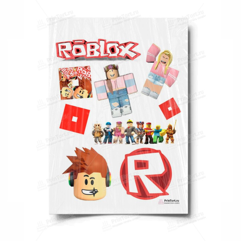 Roblox на сахарной бумаге