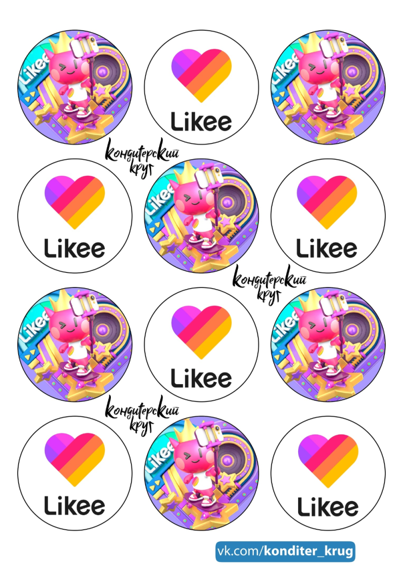Торт в стиле like