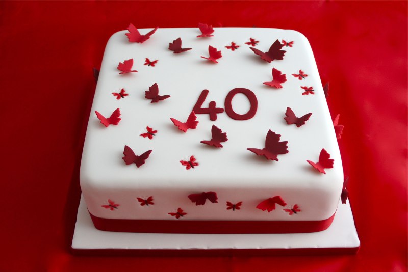 Торт на 40 лет