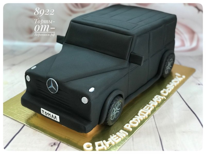 Торт Мерседес Гелендваген Brabus