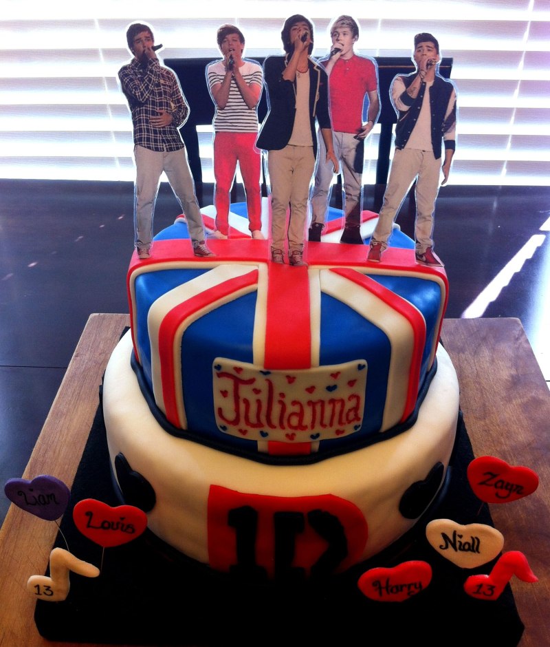 Торт в стиле one Direction
