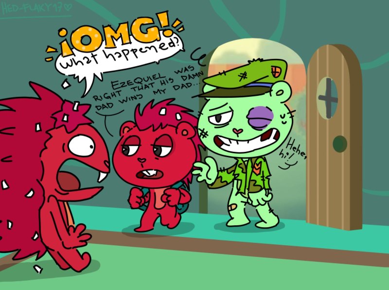Happy Tree friends flaky воздух