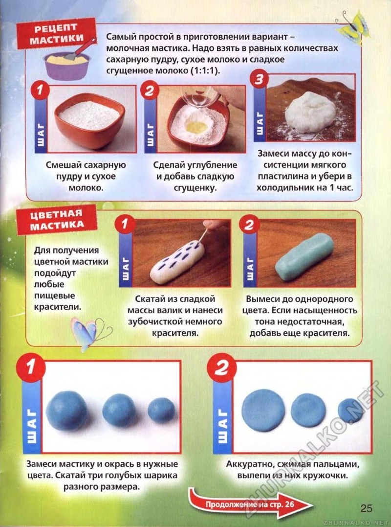 Приготовление мастики для торта