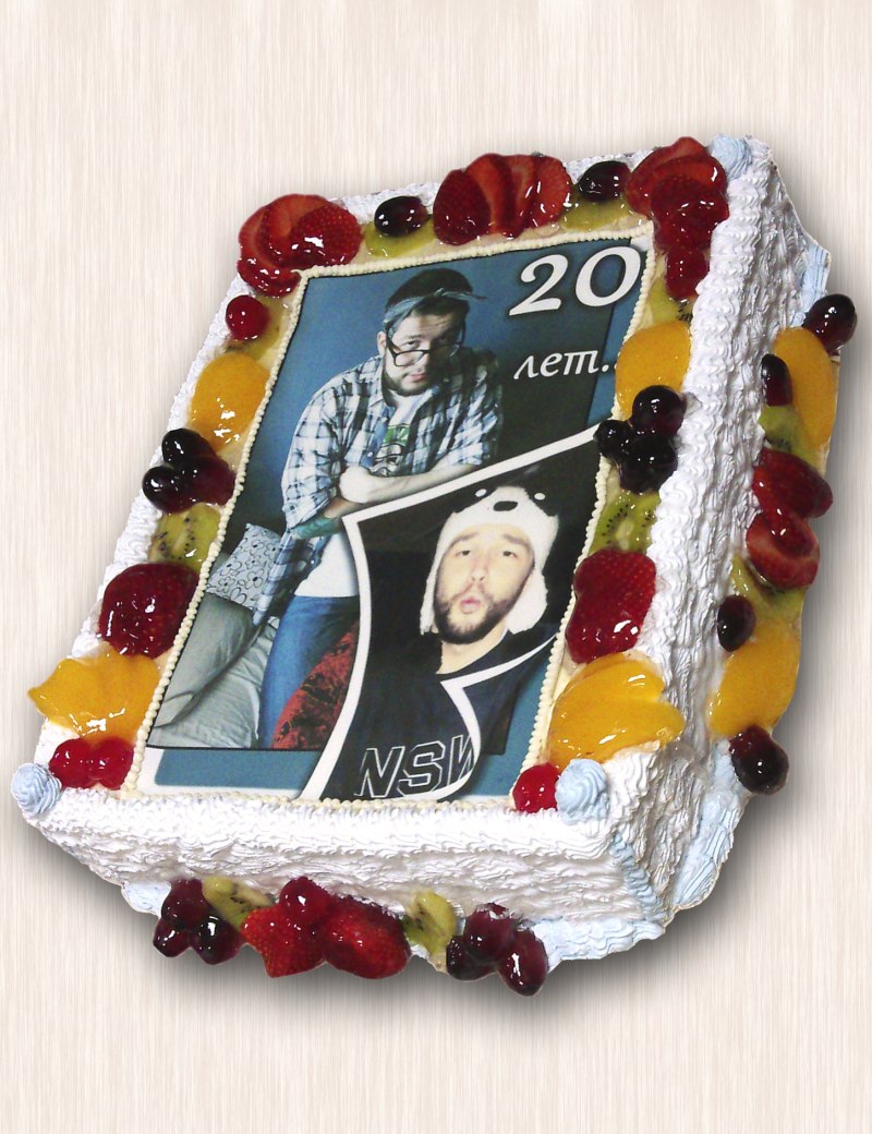 Торт на 20 лет парню