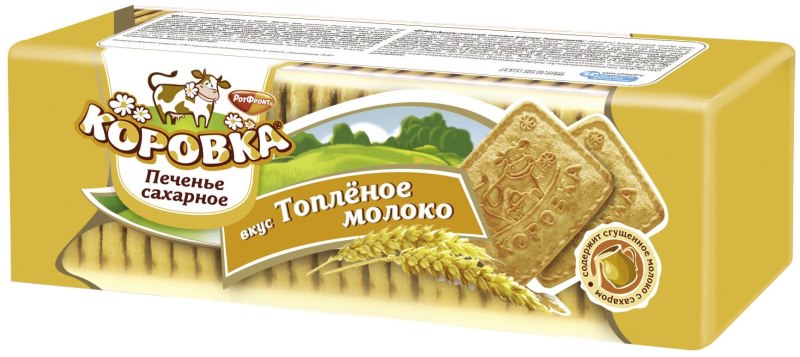 Печенье коровка топленое молоко 375г