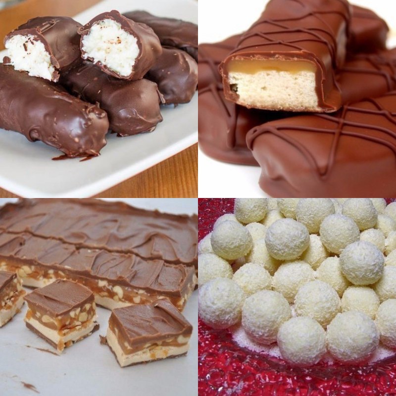 Конфеты с сухофруктами и орехами