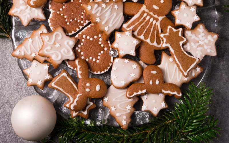 Christmas cookies aesthetic