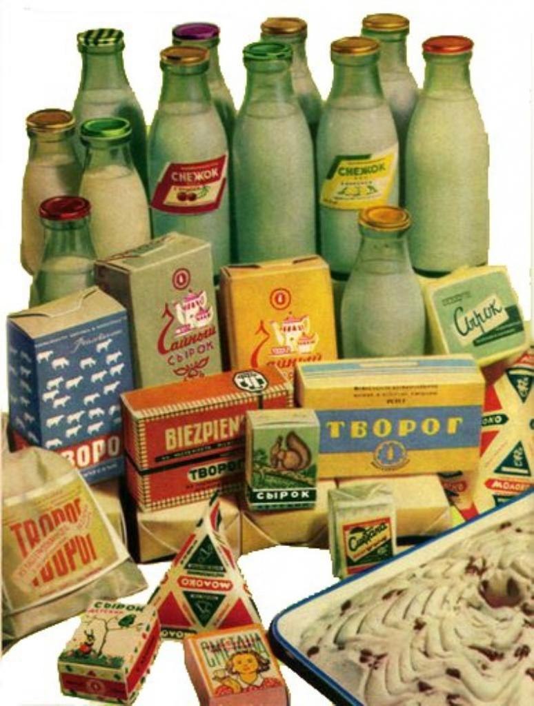 Упаковка продуктов в СССР