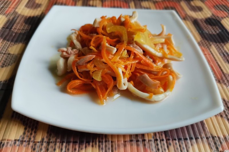 Кальмары в маринаде