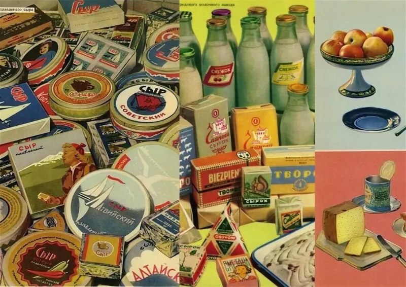 Упаковка продуктов в СССР