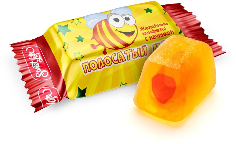 Конфеты полосатики