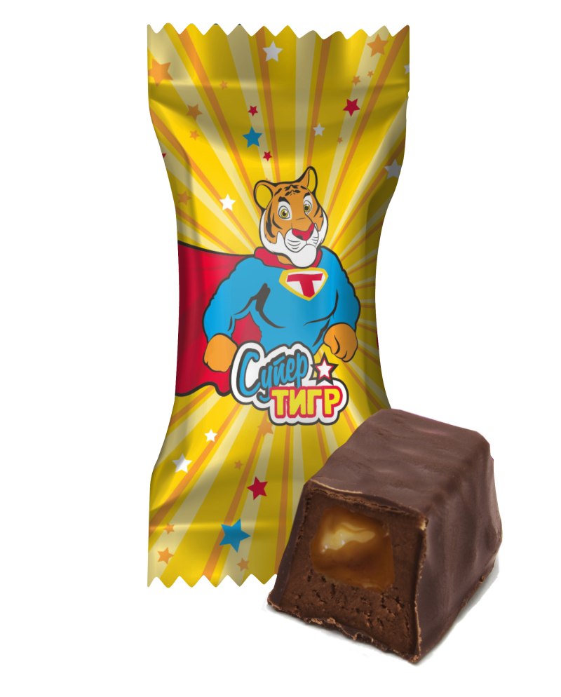 Тигр с конфетами